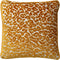 Dutch Decor LEONA - Sierkussen 45x45 cm - velvet - panterprint - Golden Glow - geel - Inclusief binnenkussen