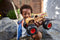 Hot Wheels - Monstertrucks 1:24 - Robuuste metalen behuizing met gigantische wielen - Meerkleurig