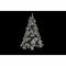 Kerstboom DKD Home Decor Wit Groen Metaal Polyethyleen Besneeuwd 130 x 130 x 218 cm