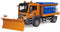 Bruder MAN TGS - Strooiwagen met sneeuwploeg 1:16 - Blauw