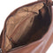 Leren Schoudertas Cognac Amelia