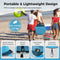 Coast Pop-Up Strandtent - Zonneschermtent - UPF 50+ Zilveren Coating - Blauw (3-4 Personen)