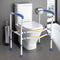 BODHIS Toiletbeugel - Verstelbaar - Antislip armleuningen - Wit