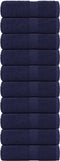 vidaXL - Gastendoekjes - 10 - st - 30x50 - cm - 360 - g/m² - 100% - katoen - marineblauw