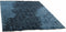 Damask AL-2E HB-93-HB-7 Vloerkleed - 250x350 - Rechthoek - Laagpolig,Vintage Tapijt - Klassiek - Blauw, Zwart