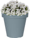 Pro Garden Plantenpot/bloempot Botanic - Tuin buiten - kunststof - blauw - Dia 40 cm - rond