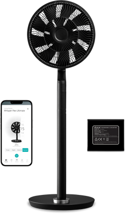 Duux Whisper Flex Ultimate - Ventilator - Draadloos met batterij - Zwart