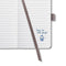 notitieboek Sigel Jolie Sense A5 hardcover gelinieerd bruin SI-JN505