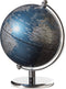Troika Globe Troika - Mini-globe 13 cm - Draaibaar op verchroomde voet - Blauw-groen