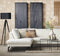 WOOOD Silas Hoge Kast - Essen - Blacknight - 210x60x36