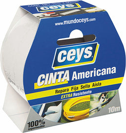 Ducttape Ceys Wit (10 m x 50 mm)