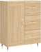 vidaXL - Dressoir - 69,5x34x90 - cm - bewerkt - hout - sonoma - eikenkleurig