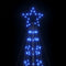 vidaXL - LED-kerstboom - met - spikes - 1534 - LEDs - 500 - cm - blauw