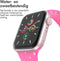 imoshion Siliconen⁺ bandje - Geschikt voor Apple Watch 1, 2, 3, 4, 5, 6, 7, 8, 9, 10 (42 mm), SE - 38/40/41 mm - Fuchsia - S/M