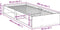 vidaXL - Slaapbank - zonder - matras - 90x200 - cm - massief - grenenhout - wit