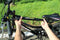 Buzzrack Buzzgrip - Frameadapter voor lage fietsframes - Verstelbaar 40-80 cm - Zwart
