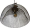 PTMD Clozz goudkleurige mesh hanglamp rond maat in cm: 37 x 37 x 39 - goud