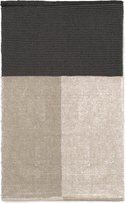 Ferm Living - Pile Badkamermat - Zwart/Grijs - 50 x 80 cm