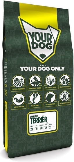Yourdog Lakeland terriër Rasspecifiek Puppy Hondenvoer 12kg | Hondenbrokken