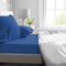 Hoeslaken - HOME LINGE PASSION - HP71767 - 140 x 190 cm + Muts 30 cm - Microvezel - 82 g - Blauw