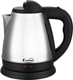 Comelec WK 7316 - Waterkoker - 1,2L 1200W 360 graden draaibaar - Aluminium Zwart
