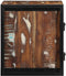 vidaXL - Nachtkastje - 40x35x40 - cm - massief - gerecycled - hout - meerkleurig