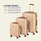 Princess Traveller Leopard - Reiskoffer - Hardcase - 76 cm - 107 liter - Crème/Taupe
