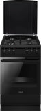 Inventum VFG5020GZWA - Vrijstaand gasfornuis - 4 kookzones - 62 liter - Zwart