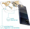 iMoshion Hoesje Geschikt voor Samsung Galaxy A42 Hoesje Siliconen - iMoshion Design hoesje - Transparant / Meerkleurig / Goud / Let's Go Travel