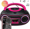 Denver TCL-212BT - Draagbare CD Speler met Bluetooth en FM Radio - Roze