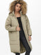 ONLY ONLGABI - OVERSIZED LONG COAT CS OTW - Lange jas met capuchon en klepzakken - Maat XL