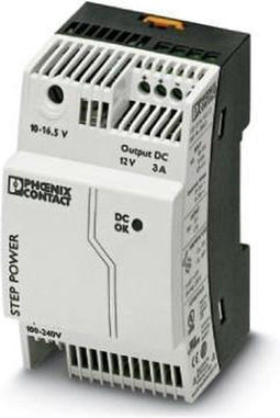 Phoenix Contact 2868570 - STEP-PS/1AC/12DC/3 - DIN-rail netvoeding 12 V/DC 3.3 A 36 W