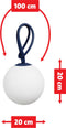 Fatboy Bolleke - Donker blauw - Hanglamp voor buiten en binnen - Oplaadbaar -
