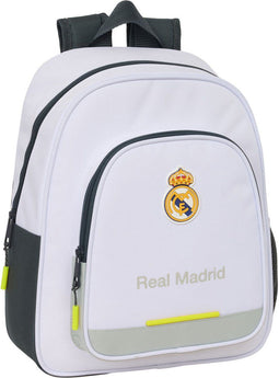 Real Madrid C.F. - Schoolrugzak - 28 x 34 x 10 cm - Wit