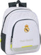 Real Madrid C.F. - Schoolrugzak - 28 x 34 x 10 cm - Wit