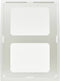 Deflecto 2305WEU Follderhouder (tafelmodel) Voor papierformaat: DIN A5 staand Wit, Transparant 1 stuk(s)