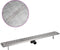 vidaXL - Douchegoot - rechthoekig - 1030x140 - mm - roestvrij - staal