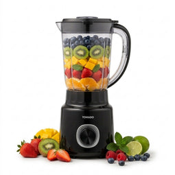 Tomado Blender - 1 liter - 2 snelheden - Pulsestand - Zwart