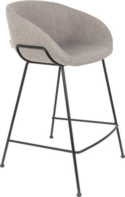 Zuiver Barkruk Feston Grijs L