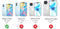 Qubits - slim wallet hoes - Geschikt voor iPhone 12 Mini - Zwart