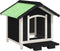 vidaXL - Hondenhok - 65x65x61,5 - cm - massief - grenenhout - grijs