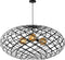 Lucide WOLFRAM - Hanglamp - Ø 100 cm - 3xE27 - Zwart
