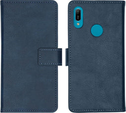 iMoshion Hoesje Geschikt voor Huawei Y6 (2019) / Y6S Hoesje Met Pasjeshouder - iMoshion Luxe Bookcase - Donkerblauw