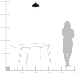 TORDERA - Hanglamp - Zwart - Metaal