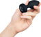 B-Vibe - Vibrerende Juwelen Plug M/L Zwart