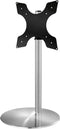Cavus Design TV Vloerstandaard geschikt voor 32 – 55 Inch Tv’s –TV Voet Rond RVS – 100 cm Kolom RVS – VESA TV Standaard - FM100/60S