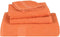 vidaXL - Badhanddoeken - 4 - st - 100x150 - cm - 360 - g/m² - 100% - katoen - oranje
