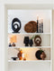 Light & Living Vaas Sedilo - Zwart - 26x10x40cm - Modern