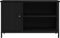 vidaXL - TV-kast - Zwart - Eiken - 80x40x50 - cm - Geengineerd - Hout - en - Staal