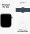 Apple Watch Series 9 - Smartwatch - GPS + Cellular - 41mm RVS Sportbandje S/M Zilver (Blauw)